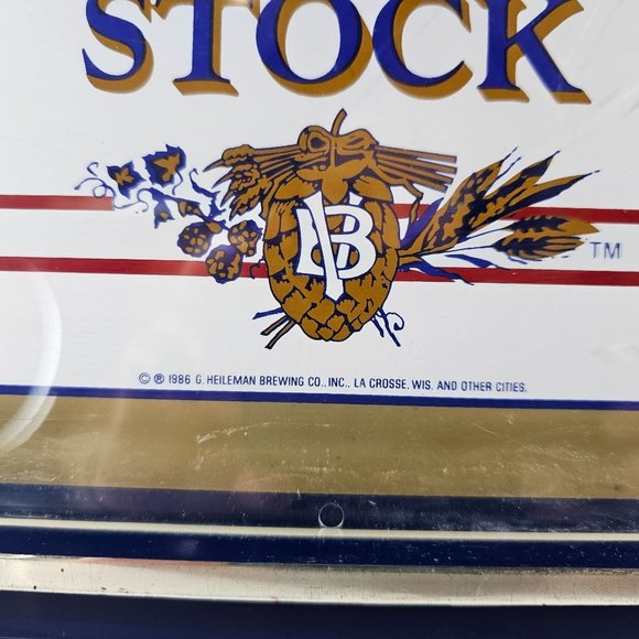 Vintage Blatz Old Heidelberg Private Stock Beer Sign 1986 - Picture 4 of 11